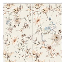 300x600 cream retro French swallow pattern bathroom small tiles Nyonya tiles kitchen bathroom wall tiles