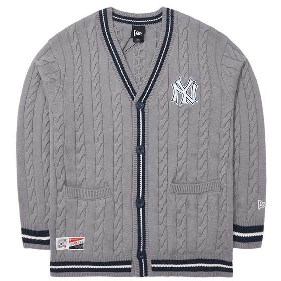 New Era New Era Spring and Summer New MLB Knitted Sweater Retro Cable Academy Style Cardigan Emerald Men and Women
New Era New Era Spring and Summer New MLB Knitted Sweater Retro Cable Academy Style Cardigan Emerald Men and Women