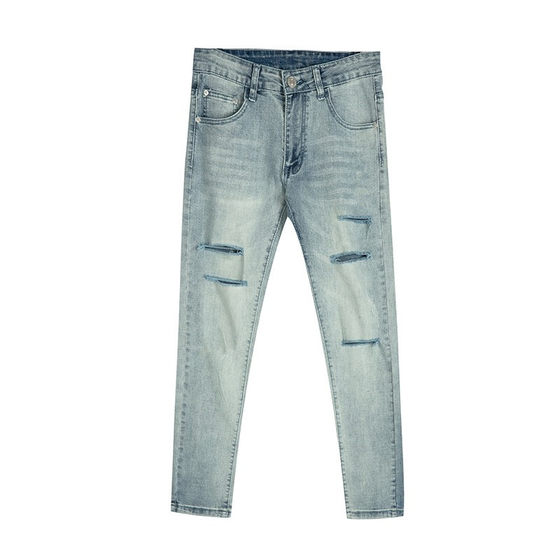 2025 new high-stretch handsome jeans ripped fashionable slim-fitting pants casual pencil long pants men's clothing
2025 new high-stretch handsome jeans ripped fashionable slim-fitting pants casual pencil long pants men's clothing