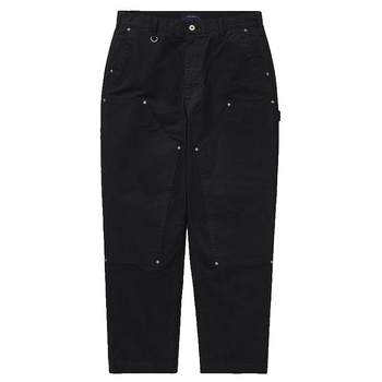 714street American retro overalls loggging pants spring and summer casual pants loose straight pants ຍີ່ຫໍ້ trendy pants ສໍາລັບຜູ້ຊາຍ