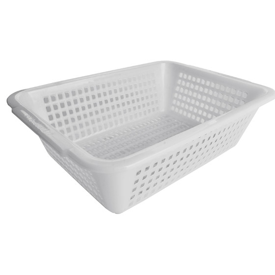 Vegetable basket plastic basket, long square drain box frame, dish, small large commercial fruit kindergarten thick storage Vegetable basket plastic basket, long square drain box frame, dish, small large commercial fruit kindergarten thick storage