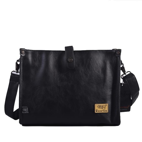 Retro men's bag tidal bag casual men's shoulder bag messenger bag tide brand Korean version of soft leather parcel sloppy crossing backpack Retro men's bag tidal bag casual men's shoulder bag messenger bag tide brand Korean version of soft leather parcel sloppy crossing backpack