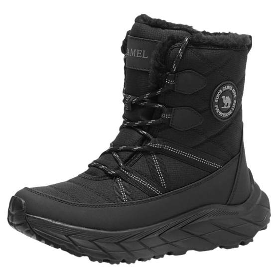 Camel outdoor snow boots for women 2025 spring hiking boots for anti-slip, cold, waterproof and velvet warm cotton shoes for women Camel outdoor snow boots for women 2025 spring hiking boots for anti-slip, cold, waterproof and velvet warm cotton shoes for women