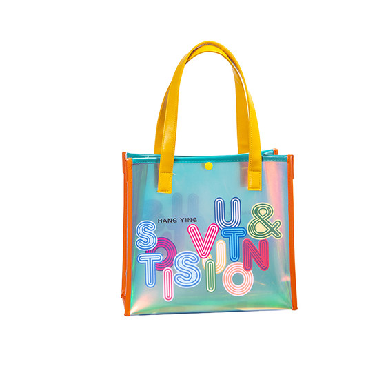 Shangying@Screw letters colorful gray bottom colorful portable laser jelly bag large capacity storage cosmetic bag
Shangying@Screw letters colorful gray bottom colorful portable laser jelly bag large capacity storage cosmetic bag