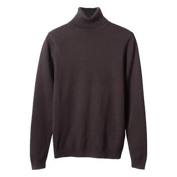 ເສື້ອກັນໜາວຜູ້ຊາຍຄໍເຕົ່າ ເສື້ອກັນໜາວ ມາໃໝ່ ເສື້ອຢືດແບບເກົາຫຼີ ແບບກະທັດຮັດ ສີເຂັ້ມ ເສື້ອສີ ດຳ ຖັກແສ່ວ ເສື້ອຢືດຜ້າຂົນຫນູ trendy woolen sweater