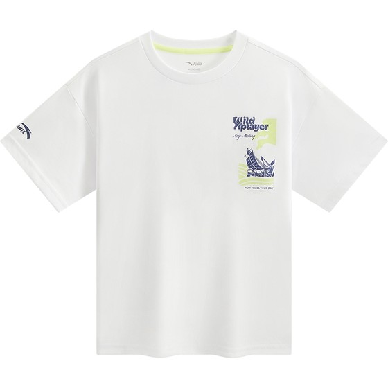 Young Stubborn Anta Children's Boys Knitted Short Sleeve Shirt 2025 Summer New Breathable Skin-friendly Round Collar Short T
Young Stubborn Anta Children's Boys Knitted Short Sleeve Shirt 2025 Summer New Breathable Skin-friendly Round Collar Short T