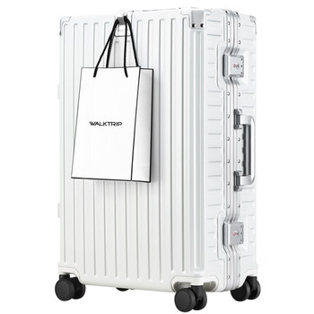 ກະເປົາເດີນທາງອາລູມີນຽມກອບ trolley case ຂະຫນາດໃຫຍ່ suitcase ແມ່ຍິງ 28 ນິ້ວ suitcase 24 suitcase ຫນັງ 20 ຜູ້ຊາຍທົນທານແລະແຂງແຮງ