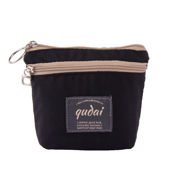 Small wallet mini waterproof men and women universal fabric double-layer zipper key headphone storage small bag change card bag
Small wallet mini waterproof men and women universal fabric double-layer zipper key headphone storage small bag change card bag
