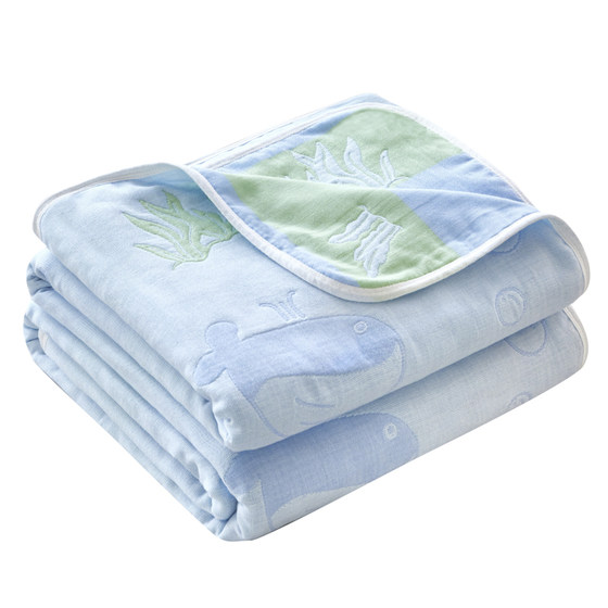 All-cotton six-layer yarn cover blanket Class A spring and summer thin pure cotton children's towels and quilts on the bed air-conditioned sofa blanket
All-cotton six-layer yarn cover blanket Class A spring and summer thin pure cotton children's towels and quilts on the bed air-conditioned sofa blanket