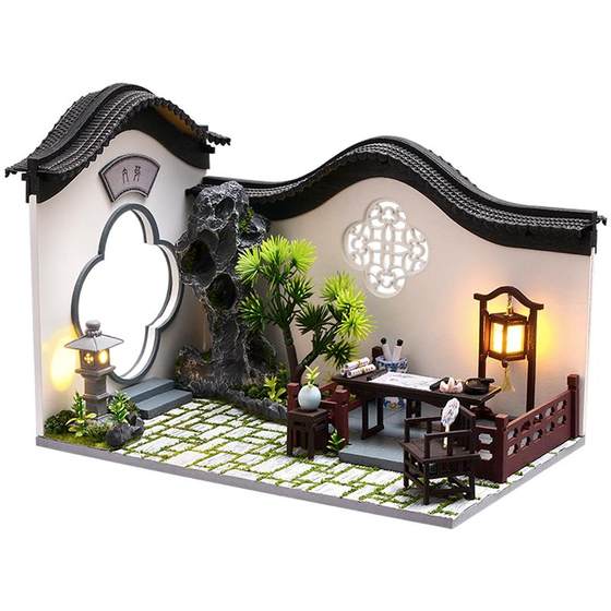 Zhiquwu DIY hut Chinese style ancient building handmade wooden assembly model toy birthday gift for women
Zhiquwu DIY hut Chinese style ancient building handmade wooden assembly model toy birthday gift for women
