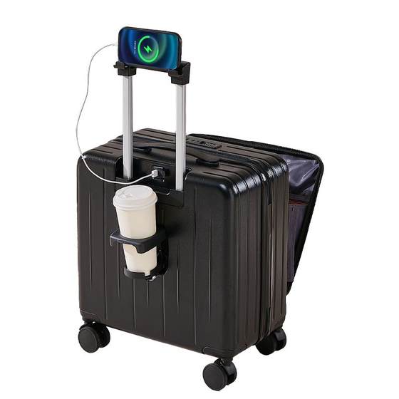 20-inch suitcase for boys can board the plane 2025 new women's small trolley case with front open cover 18-inch suitcase
20-inch suitcase for boys can board the plane 2025 new women's small trolley case with front open cover 18-inch suitcase