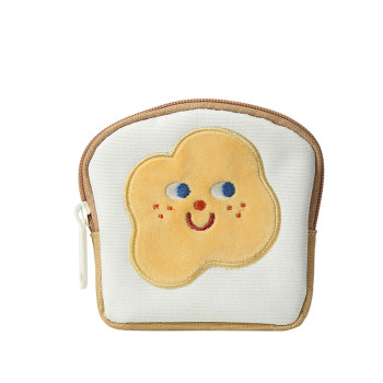 VANWALK Vitality Breakfast ຕົ້ນສະບັບ Mini Cartoon Coin Purse Creative School Bag Cute Pendant Key Storage Bag