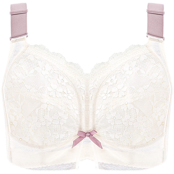 Sugar -grained big chest showing small text bras without steel ring underwear female thin bra Sugar -grained big chest showing small text bras without steel ring underwear female thin bra