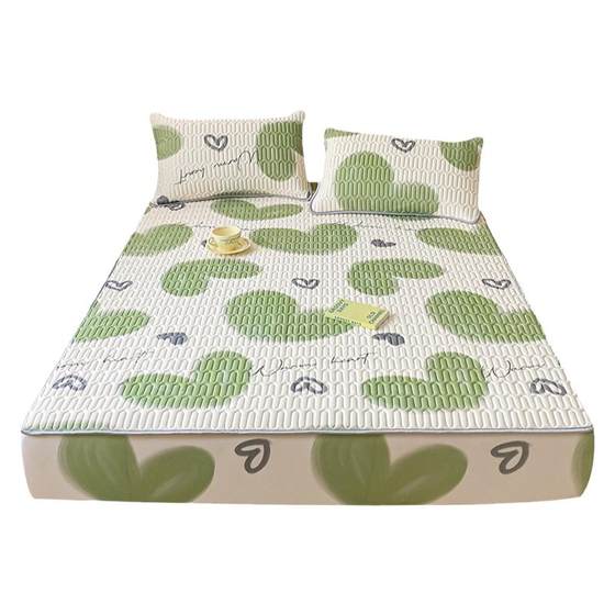 Ice silk bed cover cover summer latex cool mattress protective cover bed cover cover 2025 new bed sheets not shifted Ice silk bed cover cover summer latex cool mattress protective cover bed cover cover 2025 new bed sheets not shifted