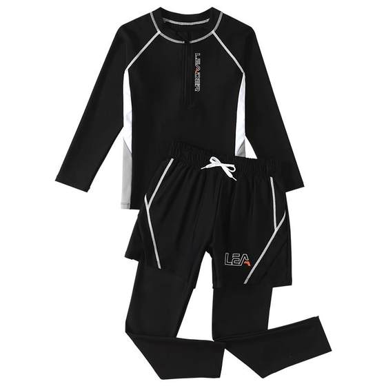 Children's swimsuits, boys one-piece long sleeves, 2025 new style junior high school swimsuits, boys professional training swimming trunk suits
Children's swimsuits, boys one-piece long sleeves, 2025 new style junior high school swimsuits, boys professional training swimming trunk suits