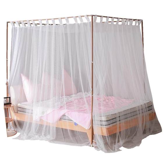 Customized new Class A vintage pierced princess style palace mosquito net for household use, 1.8m bed. 35 solid wood bracket pattern, one meter Customized new Class A vintage pierced princess style palace mosquito net for household use, 1.8m bed. 35 solid wood bracket pattern, one meter