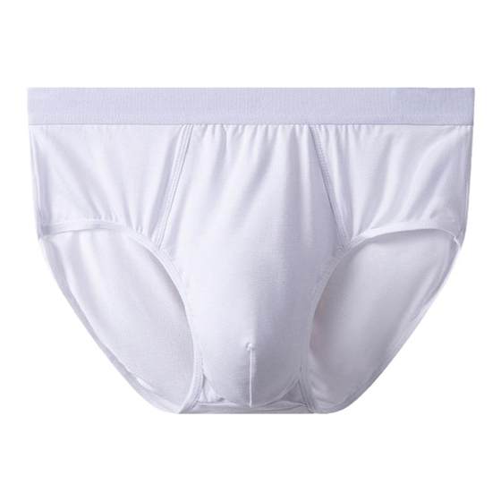 2-4 pieces of 40 Modal fiber cotton triangle panties men breathable white increase short pants head bottom pants 2-4 pieces of 40 Modal fiber cotton triangle panties men breathable white increase short pants head bottom pants