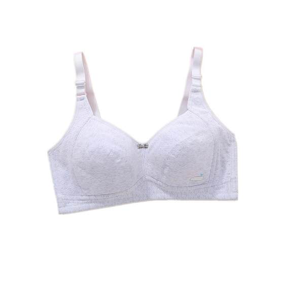 Summer no steel ring girl underwear 100%pure cotton high school junior high school junior high school college students comfortable and anti -convex no text bra Summer no steel ring girl underwear 100%pure cotton high school junior high school junior high school college students comfortable and anti -convex no text bra