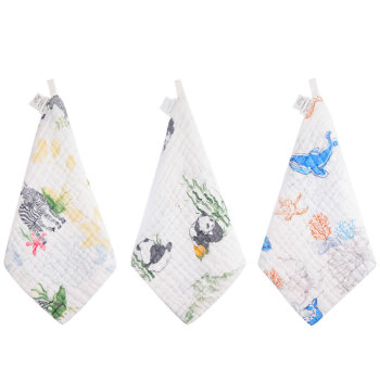 bubbletree saliva towel ເດັກນ້ອຍເກີດໃຫມ່ pure cotton gauze ສີ່ຫຼ່ຽມມົນຂະຫນາດນ້ອຍ towel ຜ້າຂົນຫນູເດັກນ້ອຍ super soft ຜ້າເຊັດຫນ້າເດັກນ້ອຍ