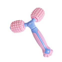 Yoga Y-shaped massage stick, large and small leg muscle relaxer, roller auxiliary tools, fitness equipment massage wheel