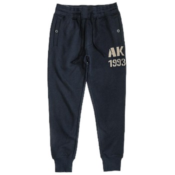 AK men's retro gradient printed casual small straight fit sweatpants pure cotton ribbed ankle pants