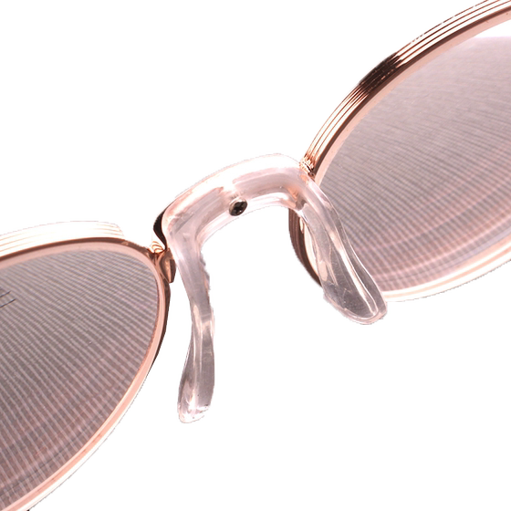 Children and adults glasses metal frame, horseshoe silicone integrated U-shaped pressure reducing soft nose pad, integrated nose rest Children and adults glasses metal frame, horseshoe silicone integrated U-shaped pressure reducing soft nose pad, integrated nose rest