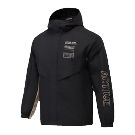Li Ning Windbreaker Men's Training Series cardigan long sleeved jacket hooded windbreaker loose fitting sportswear AFDR045 Li Ning Windbreaker Men's Training Series cardigan long sleeved jacket hooded windbreaker loose fitting sportswear AFDR045