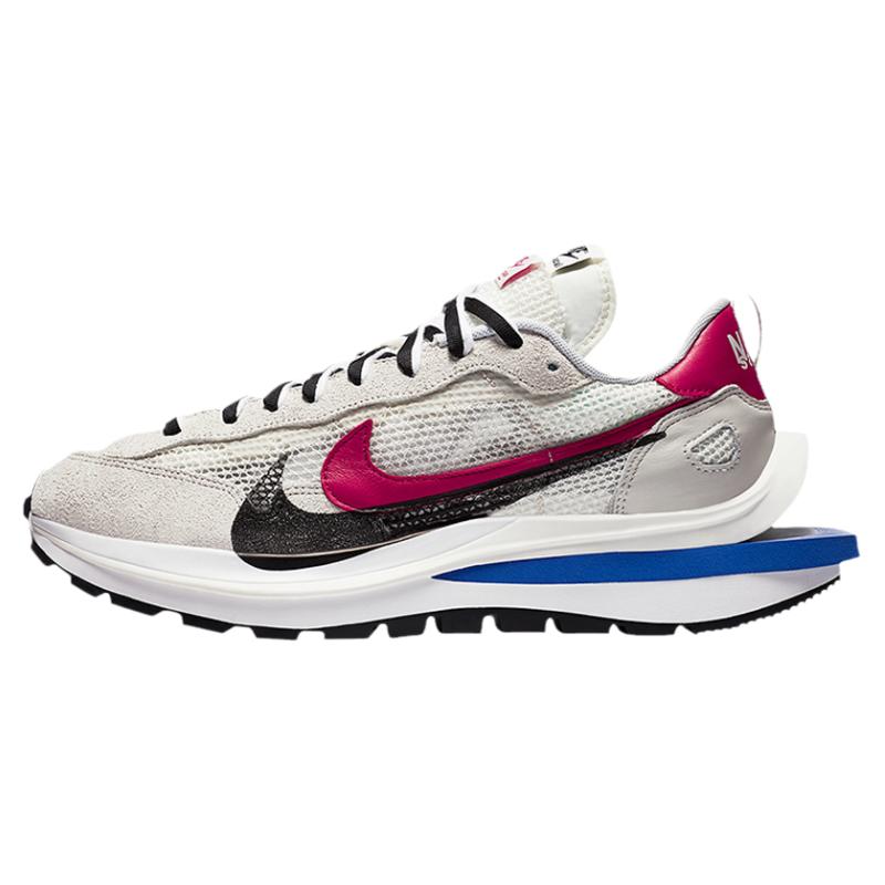 Sacai X Nike VaporWaffle 联名解构黑白灰红跑鞋 CV1363-001-100
