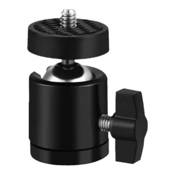 Metal gimbal tripod photography accessories Rotate 360 degrees for 10,000 to 1/4 threaded small gimbal live lamp frame Metal gimbal tripod photography accessories Rotate 360 degrees for 10,000 to 1/4 threaded small gimbal live lamp frame