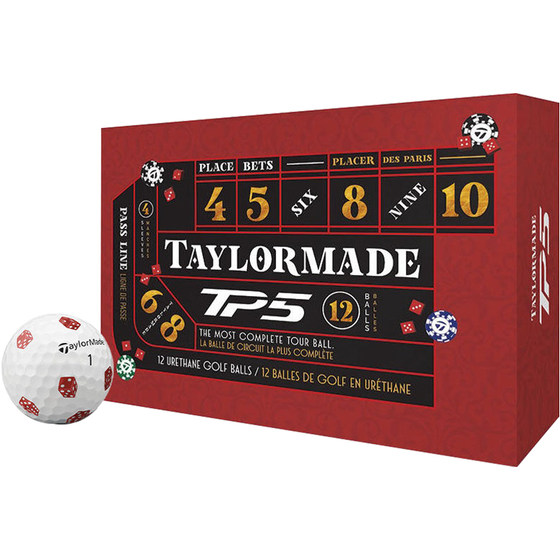 TaylorMade Golf Casino Series TP5 Pix Dice Five-layer Ball Ace Headset
TaylorMade Golf Casino Series TP5 Pix Dice Five-layer Ball Ace Headset