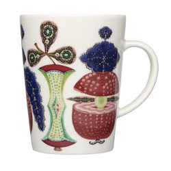 Nordic and Finnish imported iittala magic forest ceramic coffee mug, plate, dish and tableware set