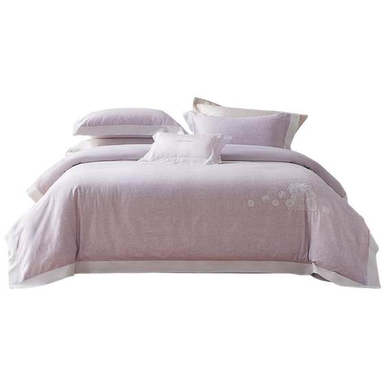 Mercury Home Textile 60-piece Xinjiang Long-Long Cotton Four-Piece Set Light Luxury Kit Lace Embroidered Pure Cotton 100 Quilt Cover Bed Sheet
Mercury Home Textile 60-piece Xinjiang Long-Long Cotton Four-Piece Set Light Luxury Kit Lace Embroidered Pure Cotton 100 Quilt Cover Bed Sheet