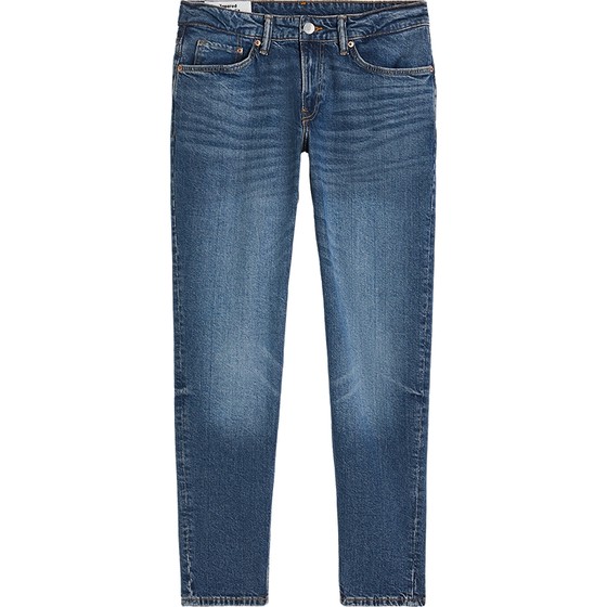 HM men's jeans summer fashion casual slim mid-waist tapered foot trousers 0931747
HM men's jeans summer fashion casual slim mid-waist tapered foot trousers 0931747