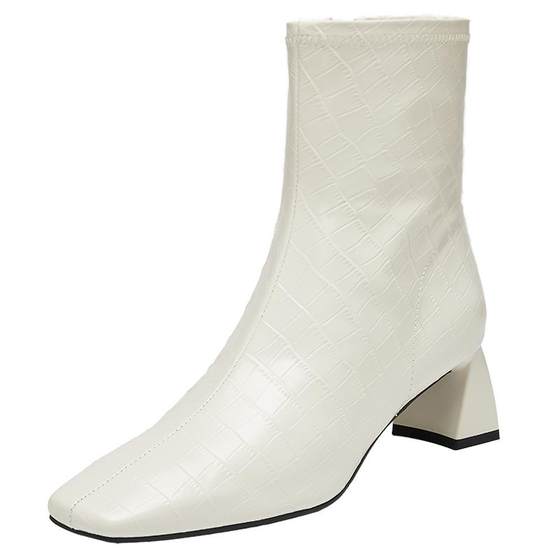 Sigatu's new Miranda fashion boots cream boots thick heel women's boots 9T002DZ4
Sigatu's new Miranda fashion boots cream boots thick heel women's boots 9T002DZ4