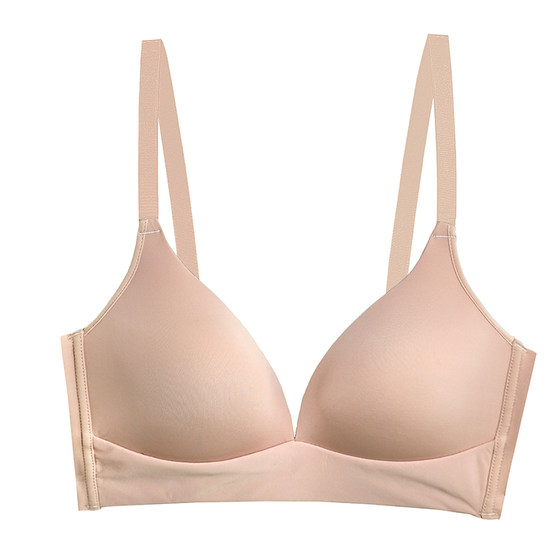 Thin and seamless bra without steel rims, comfortable and breathable, with a smooth surface, supporting Japanese students, girls, and ladies. Underwear with side breasts for summer Thin and seamless bra without steel rims, comfortable and breathable, with a smooth surface, supporting Japanese students, girls, and ladies. Underwear with side breasts for summer