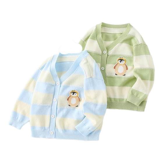 Betas children's sweater knitted cardigan 25 years new style boys and girls wool base coat cartoon stripes S
Betas children's sweater knitted cardigan 25 years new style boys and girls wool base coat cartoon stripes S