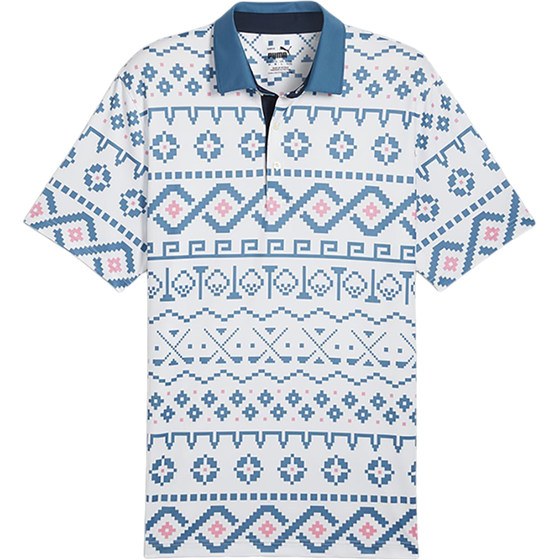 Puma/Puma genuine Fair Isle Print Men's Classic Golf Polo Shirt 626836-01
Puma/Puma genuine Fair Isle Print Men's Classic Golf Polo Shirt 626836-01