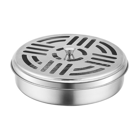 Portable anti-scalding thickened mosquito coil box mosquito coil tray with lid toilet household mosquito coil rack seat iron mosquito coil tray
Portable anti-scalding thickened mosquito coil box mosquito coil tray with lid toilet household mosquito coil rack seat iron mosquito coil tray