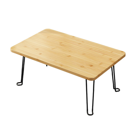 Foldable small table, bay window table, installation free, simple modern kang table, tatami mat, floor mounted computer table, living room low table Foldable small table, bay window table, installation free, simple modern kang table, tatami mat, floor mounted computer table, living room low table