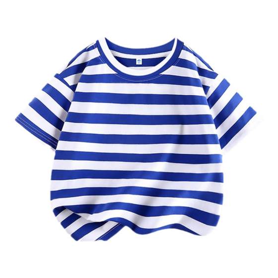 Jewish Group Children's Short Sleeve T-shirt Boys Summer Striped Half Sleeve 2024 New Boys Pure Cotton Sex Shirt
Jewish Group Children's Short Sleeve T-shirt Boys Summer Striped Half Sleeve 2024 New Boys Pure Cotton Sex Shirt