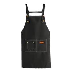 Canvas parent-child stain-resistant apron kitchen custom children's painting clothes breathable wear-resistant apron home work clothes oil-proof