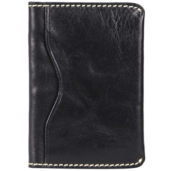 Leather thin retro small card Baotou layer vegetable tannin cowhide bank card folding big bill for portable small coin purse Leather thin retro small card Baotou layer vegetable tannin cowhide bank card folding big bill for portable small coin purse