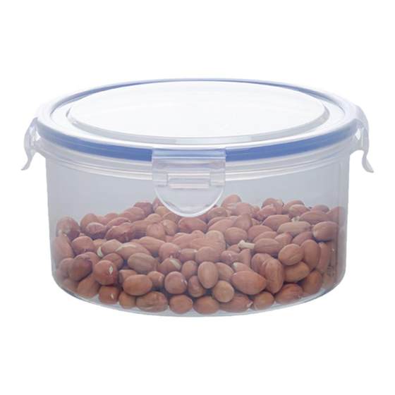 Refrigerator special storage fresh -keeping boxes four -sided detention sample box food grade transparent circular small plastic sealing lunch box Refrigerator special storage fresh -keeping boxes four -sided detention sample box food grade transparent circular small plastic sealing lunch box