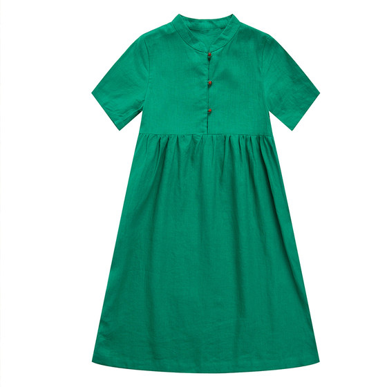 Xiaole goes to original parent-child outfit 207 lessons, summer green pure linen new Chinese loose mother-daughter dress vacation 39
Xiaole goes to original parent-child outfit 207 lessons, summer green pure linen new Chinese loose mother-daughter dress vacation 39