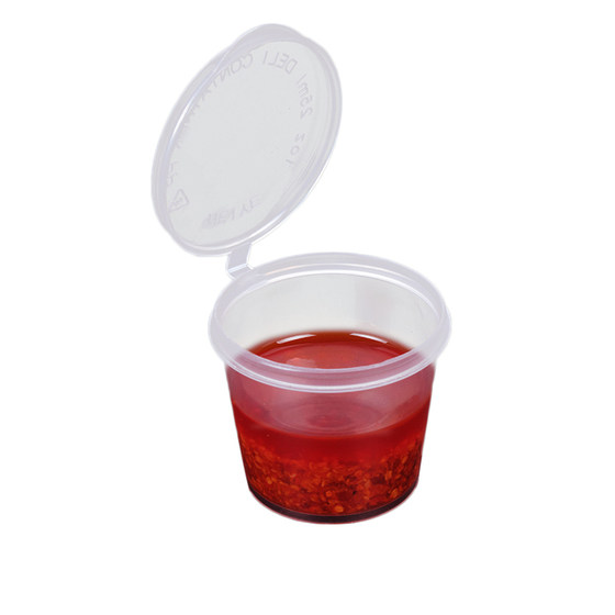 Disposable sauce cup 25/50/100ml small ingredients P2 conjoined takeaway packing box seasoning box P4 sauce box Disposable sauce cup 25/50/100ml small ingredients P2 conjoined takeaway packing box seasoning box P4 sauce box
