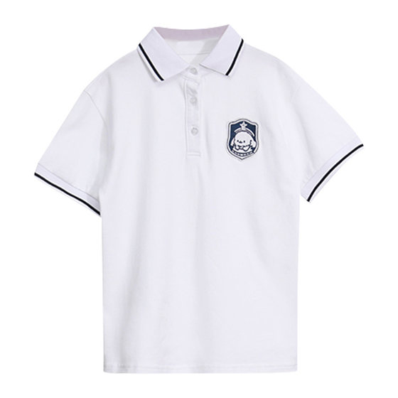 Girls T-shirt Short-sleeved Summer New Polo Shirt Fashionable Girls Children's College Style School Uniform Pure Cotton White T-shirt
Girls T-shirt Short-sleeved Summer New Polo Shirt Fashionable Girls Children's College Style School Uniform Pure Cotton White T-shirt