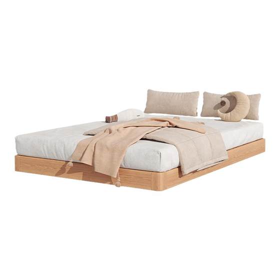 Red Oak floor bed full of wooden bed without bedside skeleton, children's floor bed, single bed double bed double bed tatami Red Oak floor bed full of wooden bed without bedside skeleton, children's floor bed, single bed double bed double bed tatami