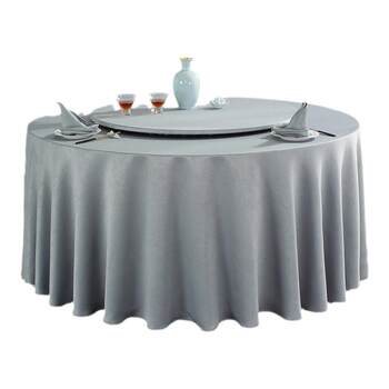 ໂຕະໂຕະມົນ tablecloth turntable cover hotel large round tablecloth hotel banquet round tablecloth restaurant tablecloth