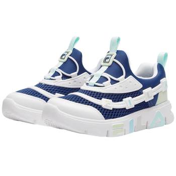 ເກີບເດັກນ້ອຍ FILA KIDS ເກີບອ່ອນຂອງເດັກນ້ອຍ summer boys and girls one-legged mesh breathable shoes sports shoes
