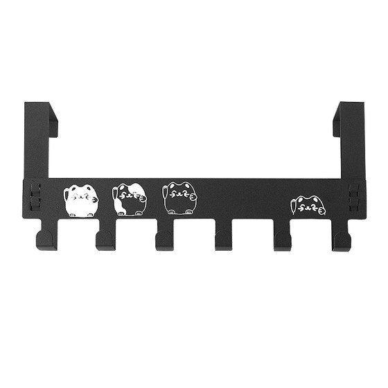 Hook no trace door hook the house -free punching bedroom door on the door, wall -mounted creative row hangers hanging hanger Hook no trace door hook the house -free punching bedroom door on the door, wall -mounted creative row hangers hanging hanger